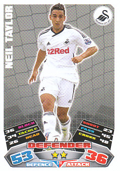 Neil Taylor Swansea City 2011/12 Topps Match Attax #274